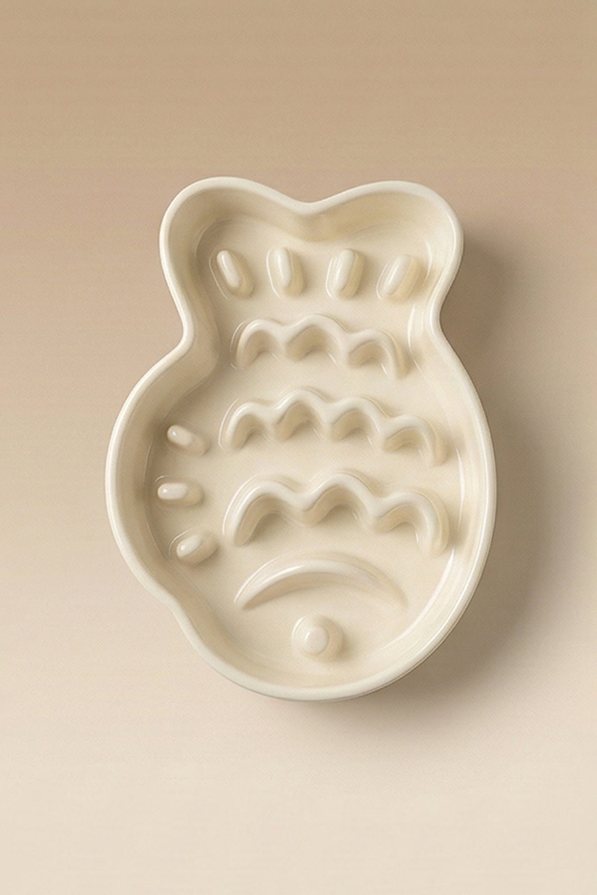 Taiyaki Slow Feeder Ceramic Pet Bowl