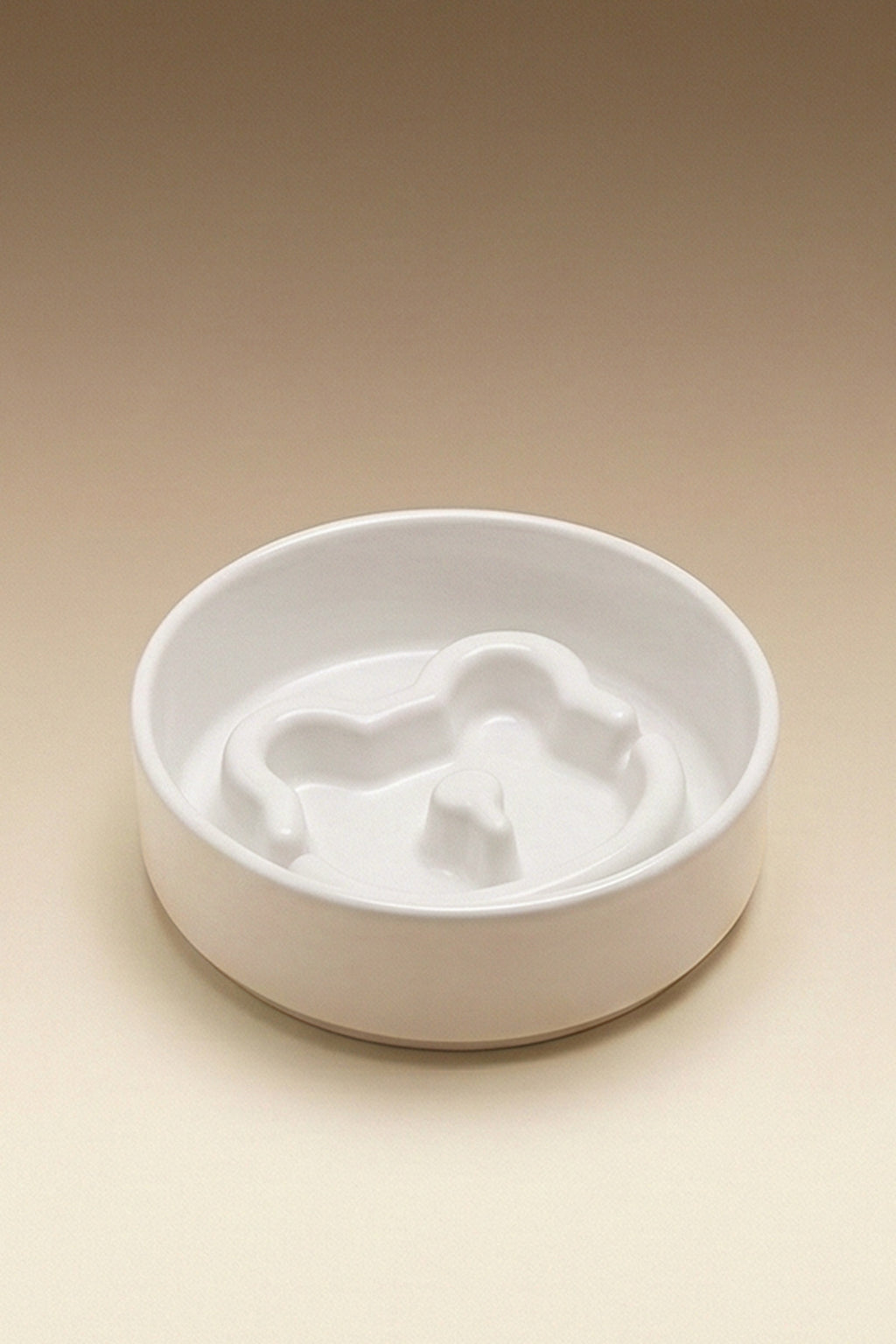 Bear Slow Feeder Ceramic  Pet Bowl