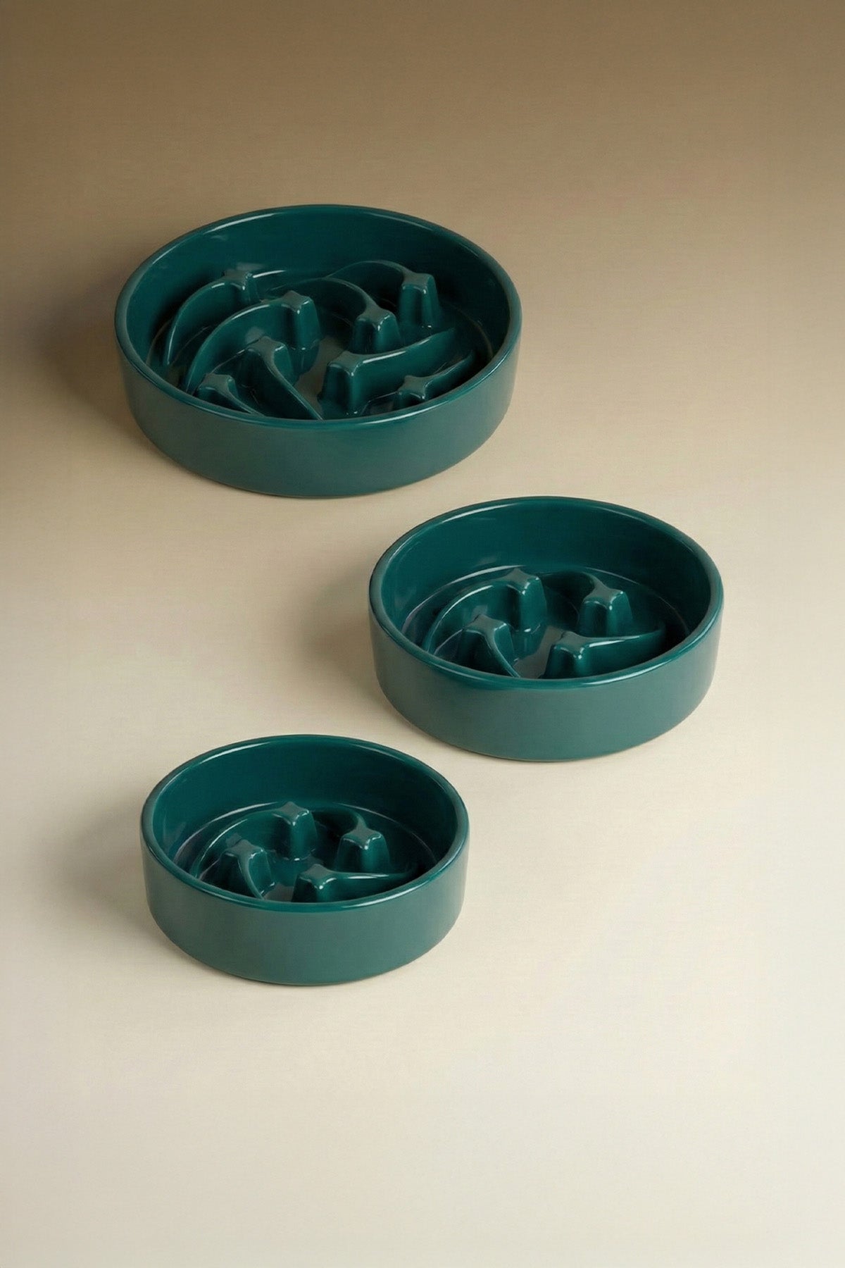 Shooting Star Slow Feeder Ceramic Pet Bowl