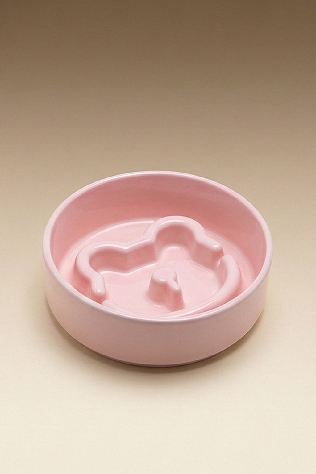 Bear Slow Feeder Ceramic  Pet Bowl