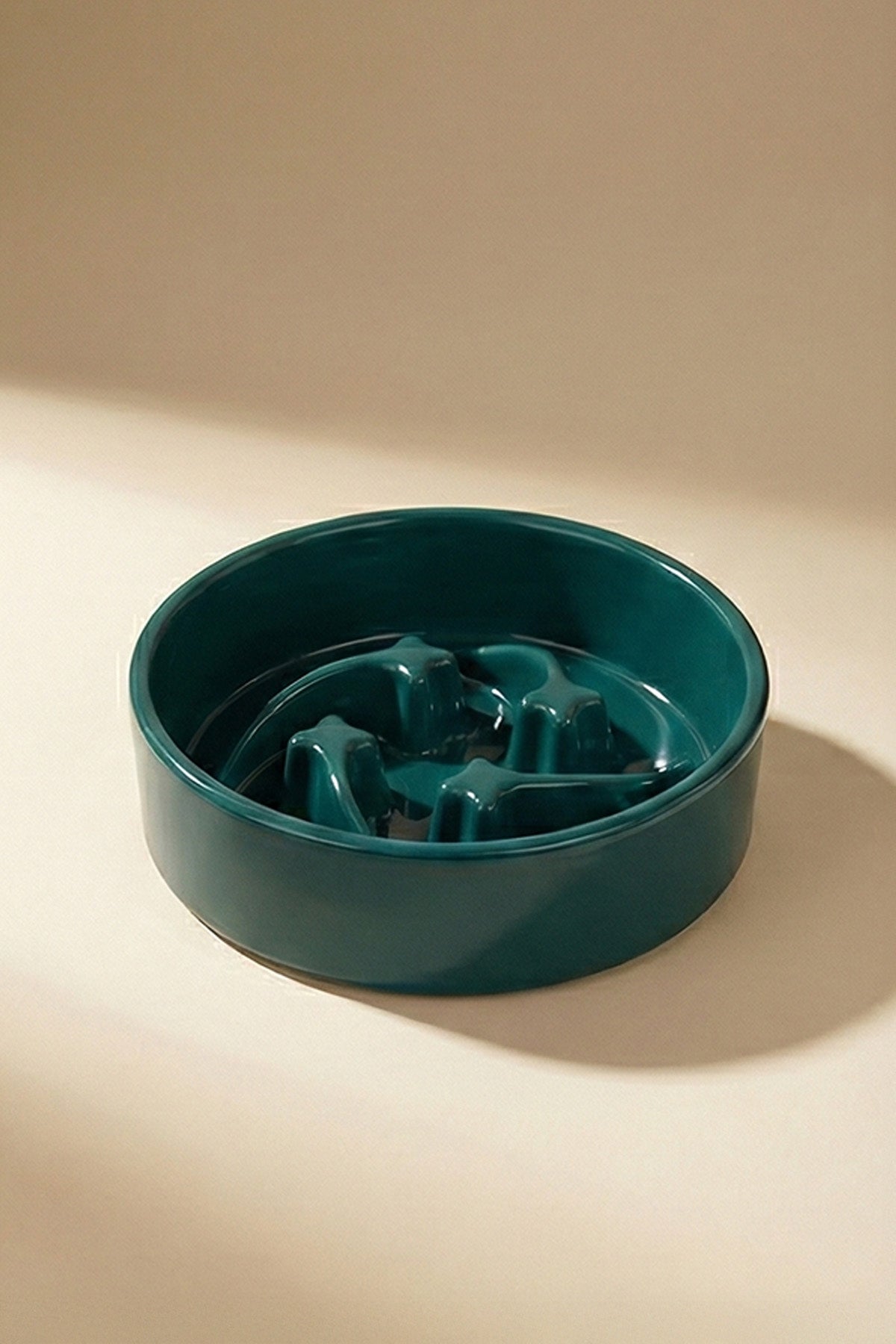 Shooting Star Slow Feeder Ceramic Pet Bowl
