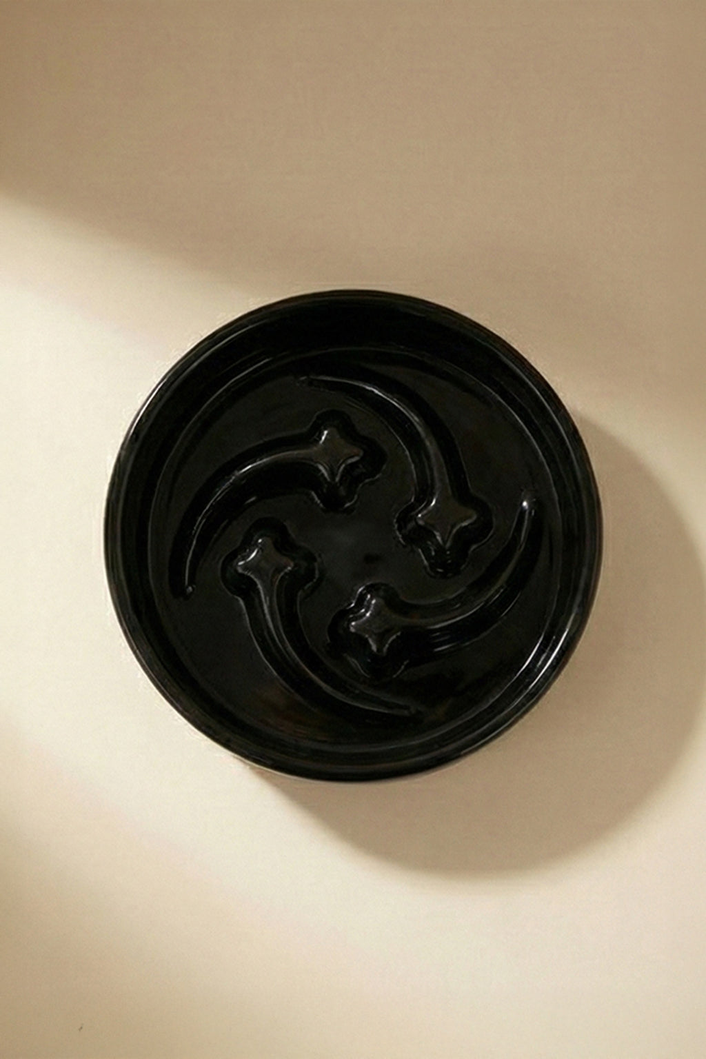 Shooting Star Slow Feeder Ceramic Pet Bowl