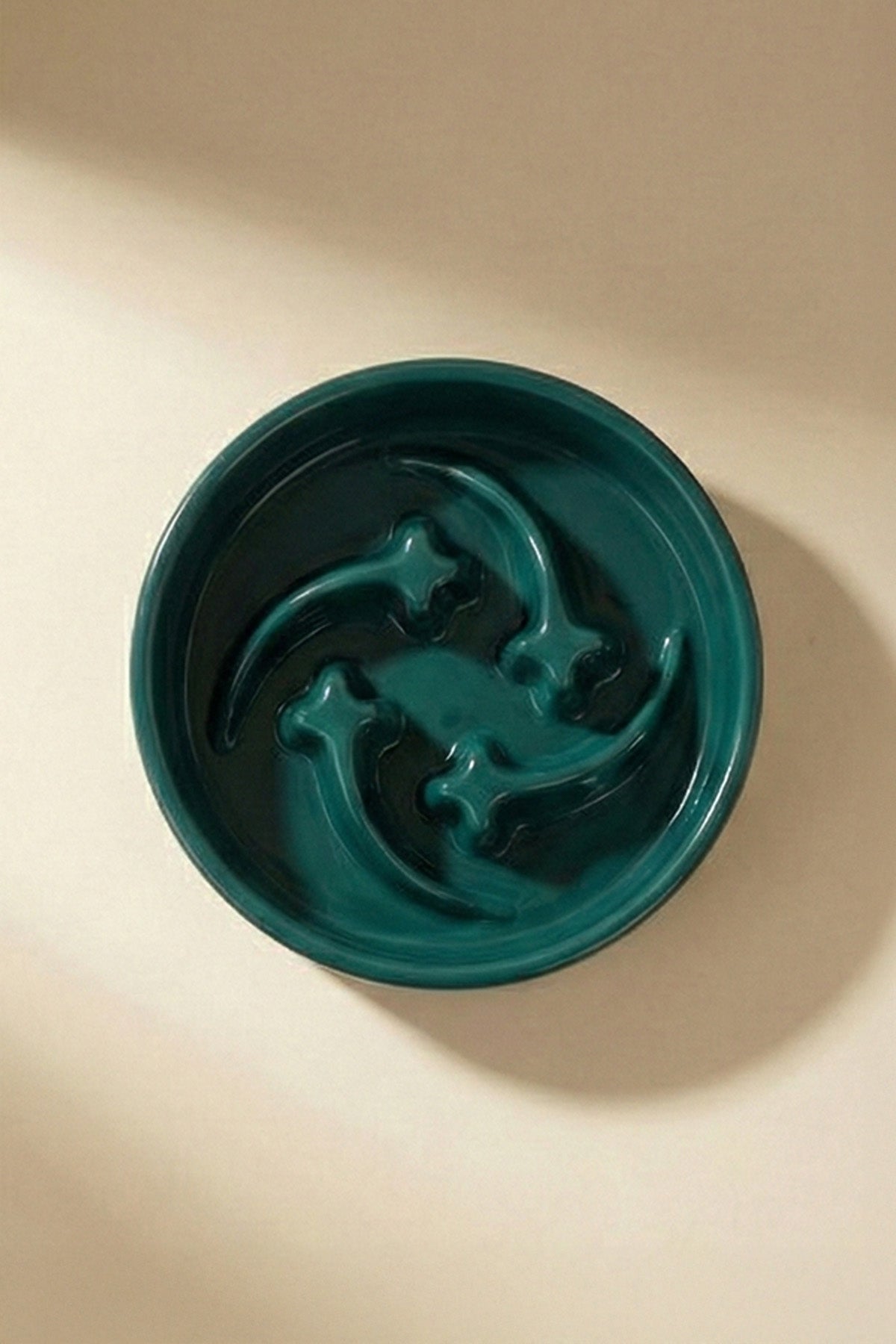 Shooting Star Slow Feeder Ceramic Pet Bowl