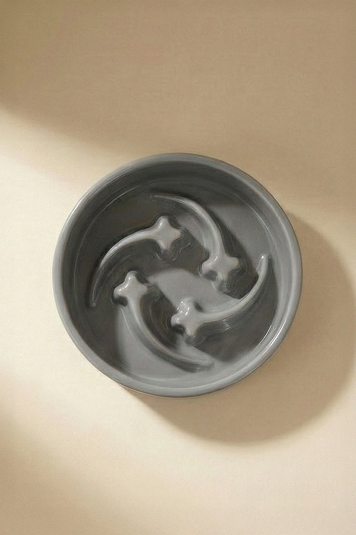 Shooting Star Slow Feeder Ceramic Pet Bowl