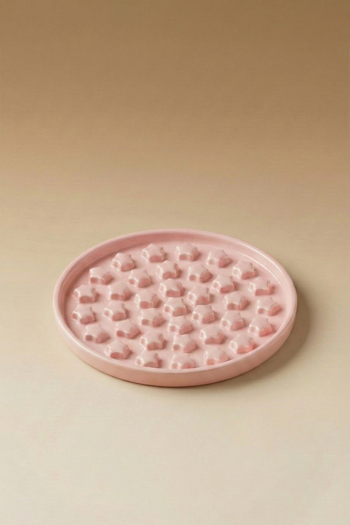 Star Slow Feeder Ceramic Pet Bowl