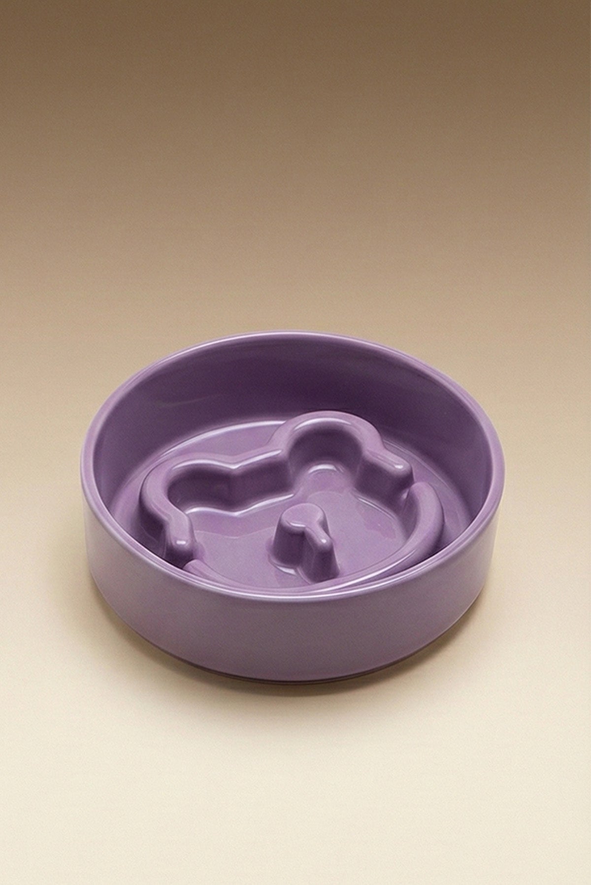 Bear Slow Feeder Ceramic  Pet Bowl