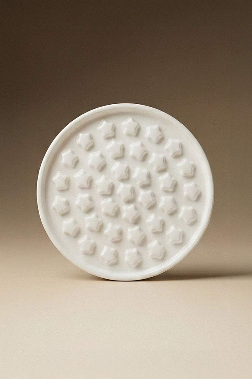 Star Slow Feeder Ceramic Pet Bowl