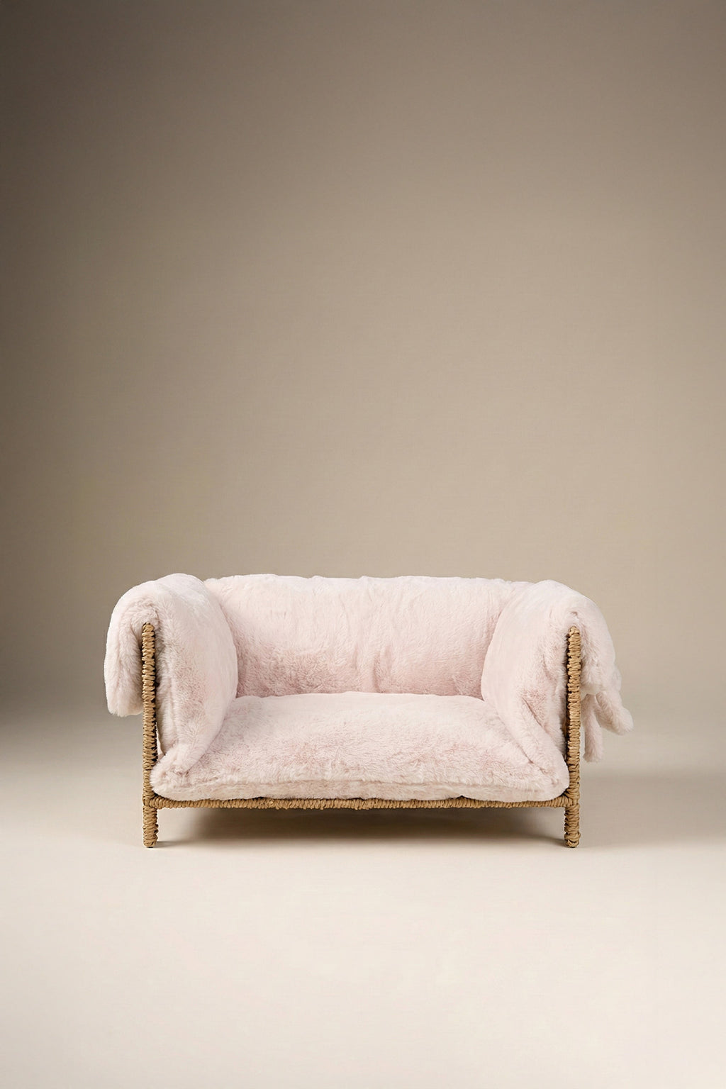 Handcrafted Rattan Pet Sofa