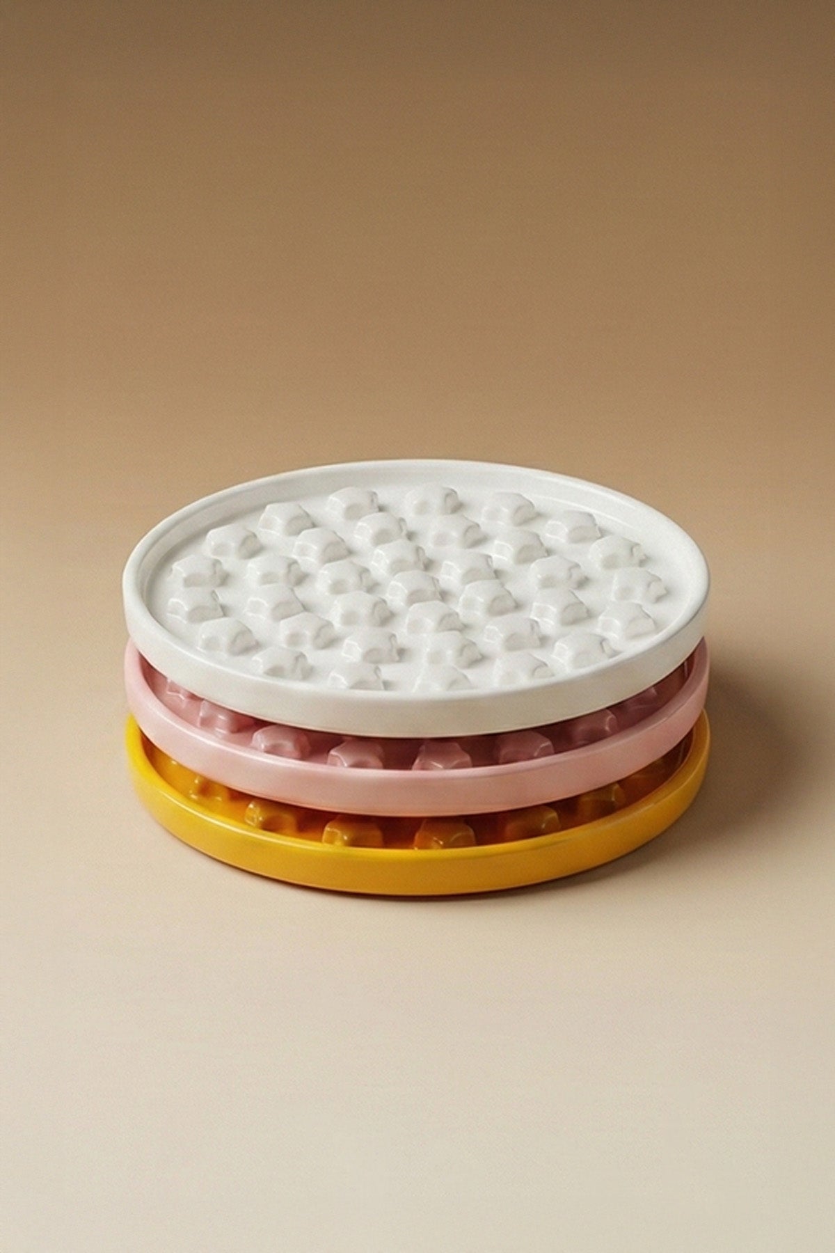 Star Slow Feeder Ceramic Pet Bowl