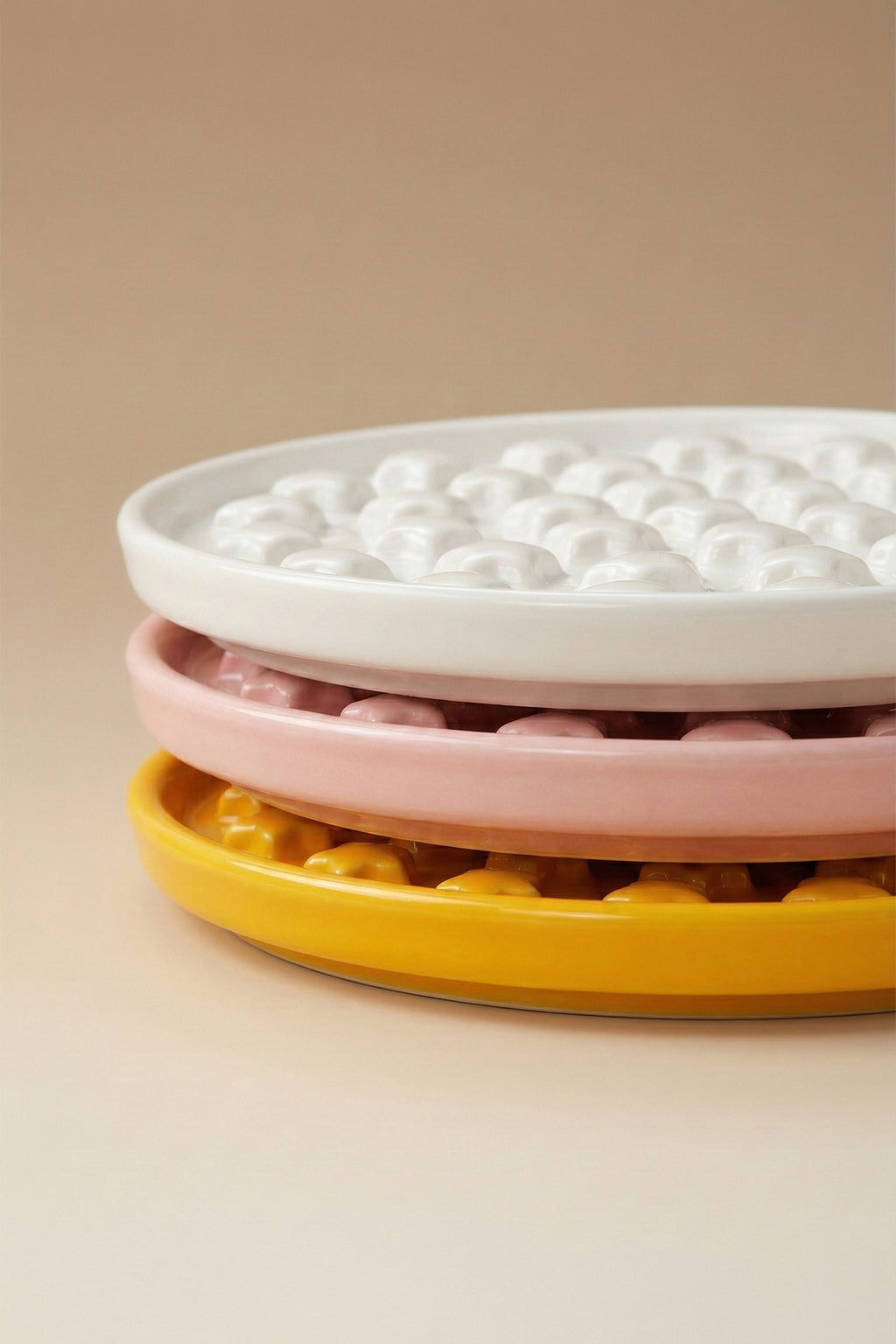 Star Slow Feeder Ceramic Pet Bowl