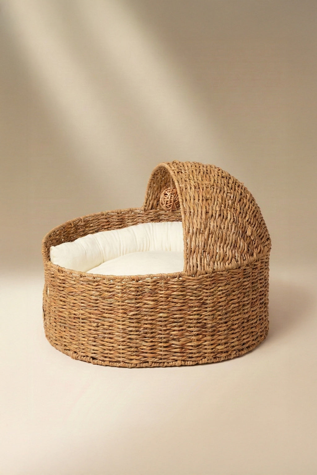 Handcrafted Rattan Pet Bed