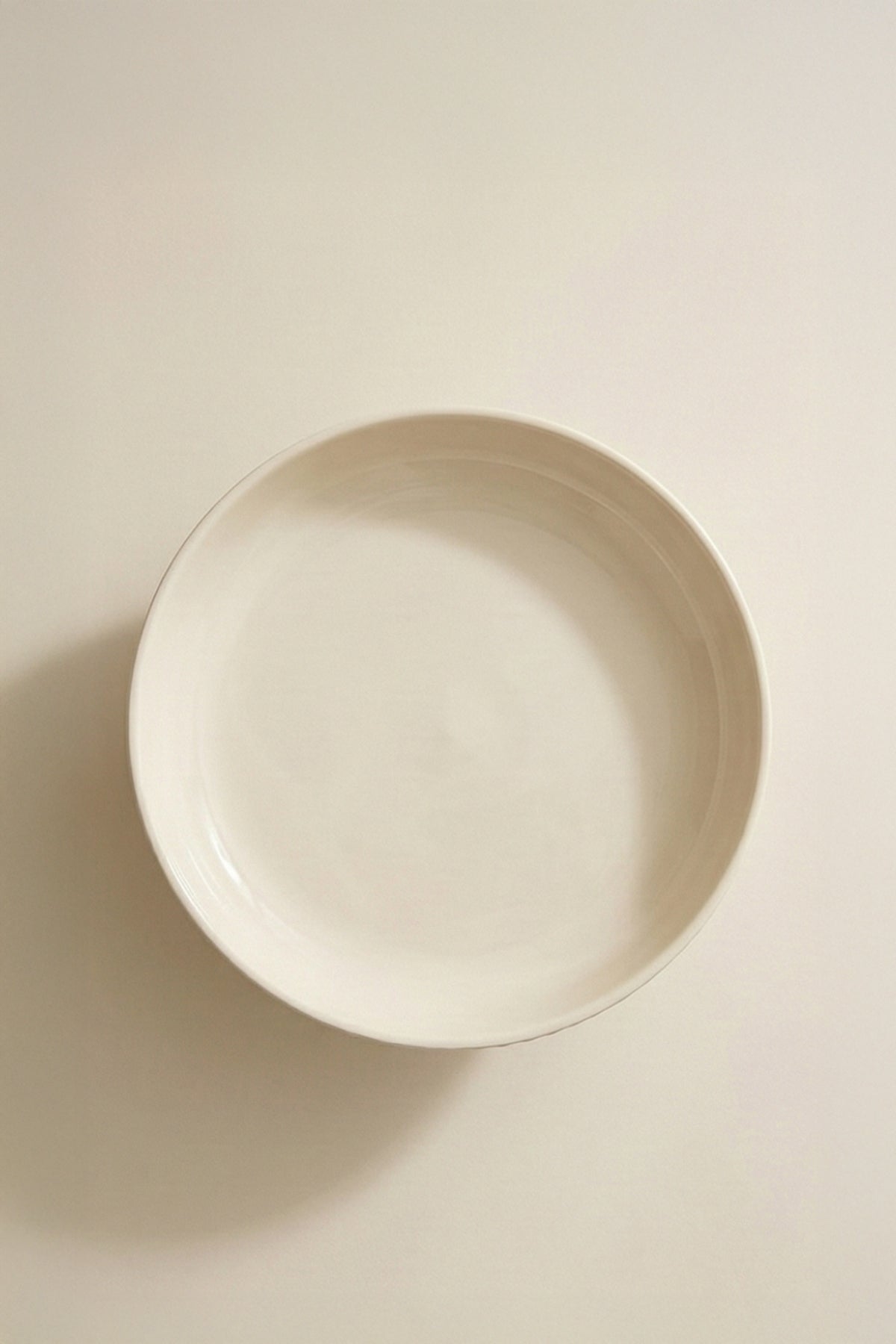 Fluted Ceramic Footed Pet Bowl