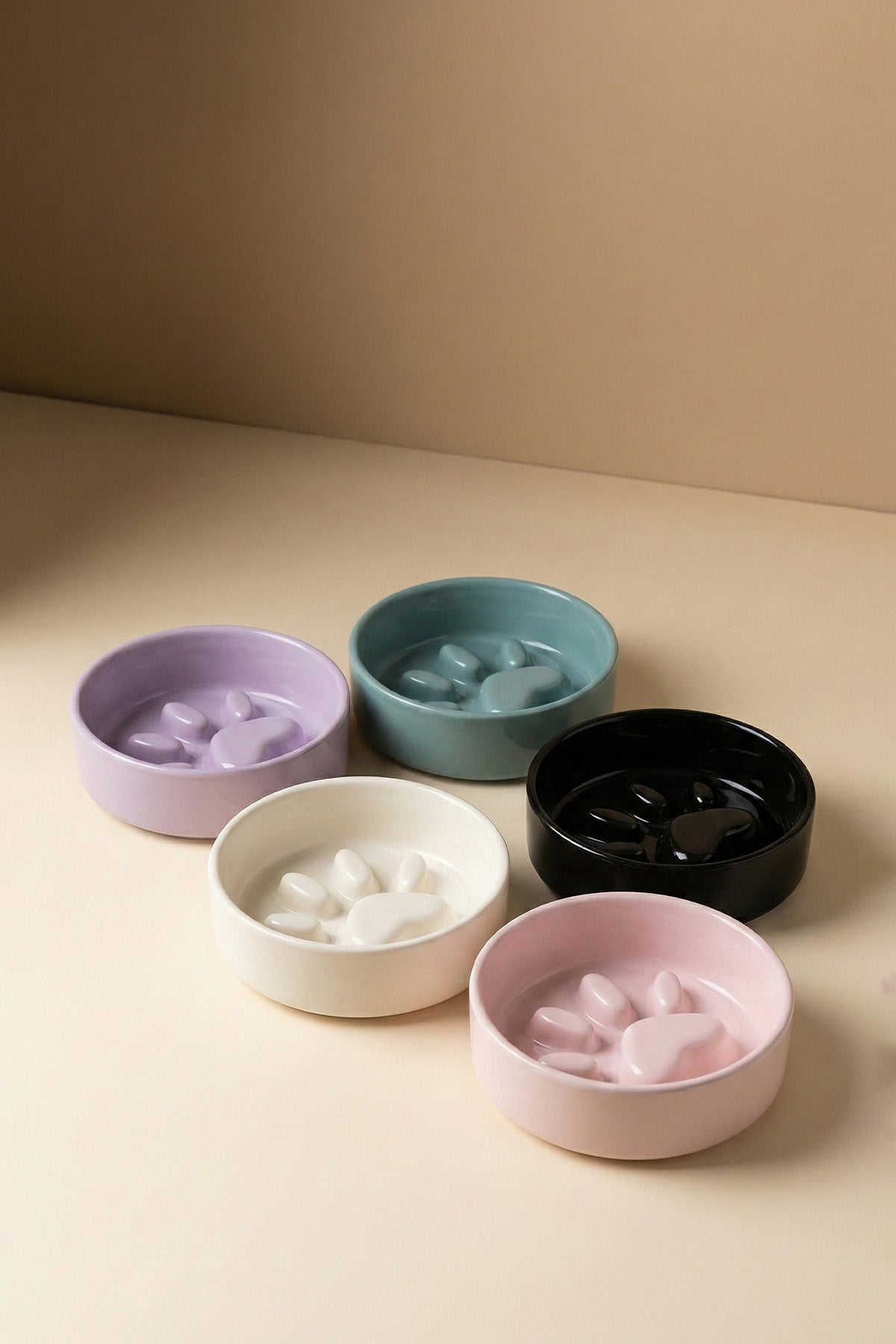 RoyalPaw Slow Feeder Ceramic Pet Bowl