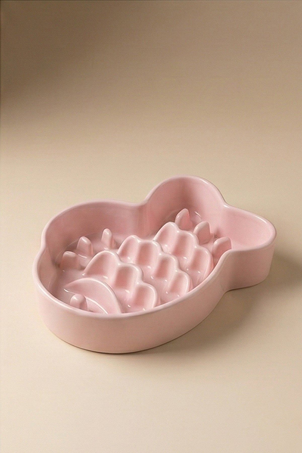 Taiyaki Slow Feeder Ceramic Pet Bowl