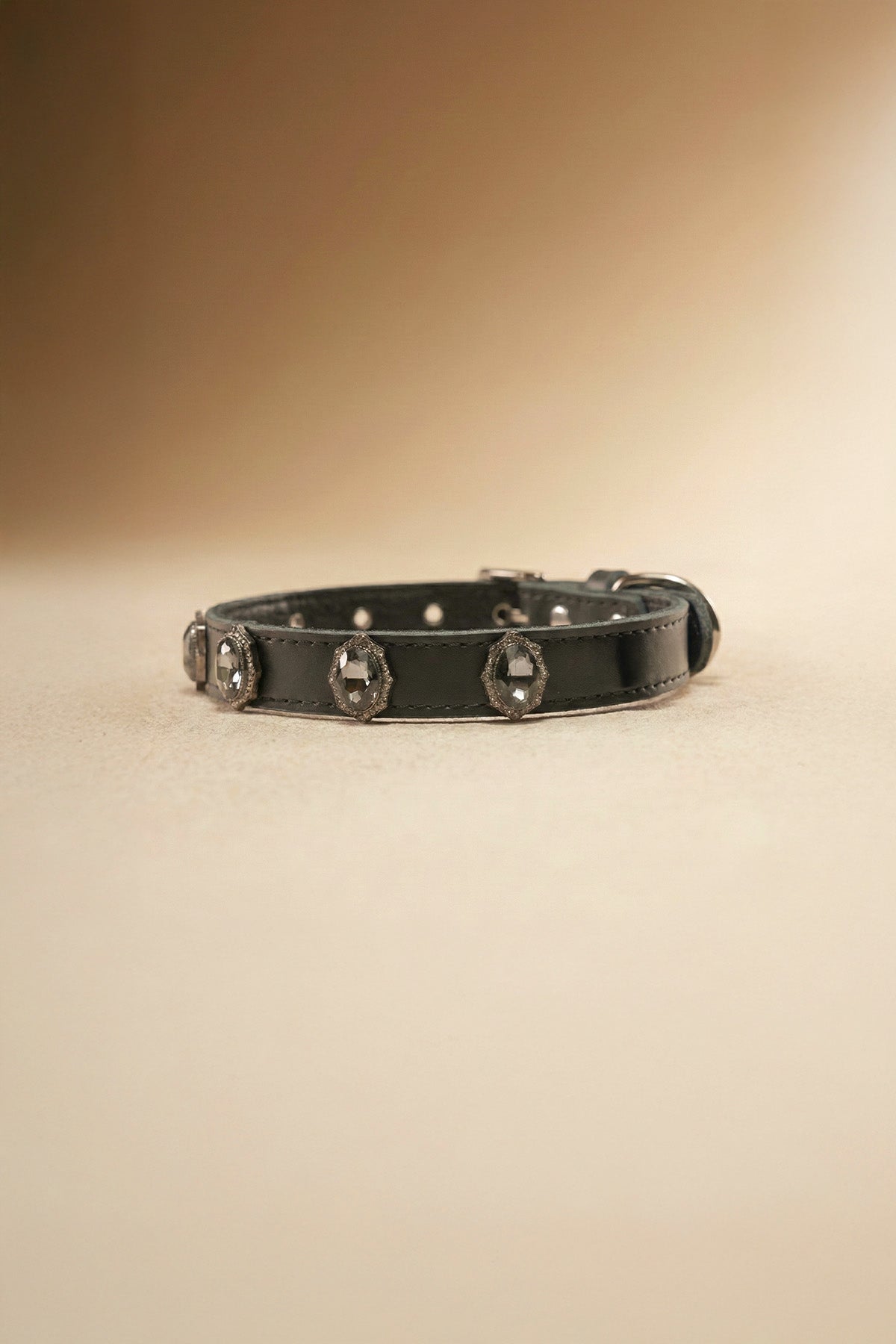 ATELIER Signature  Diamond Leather Collar