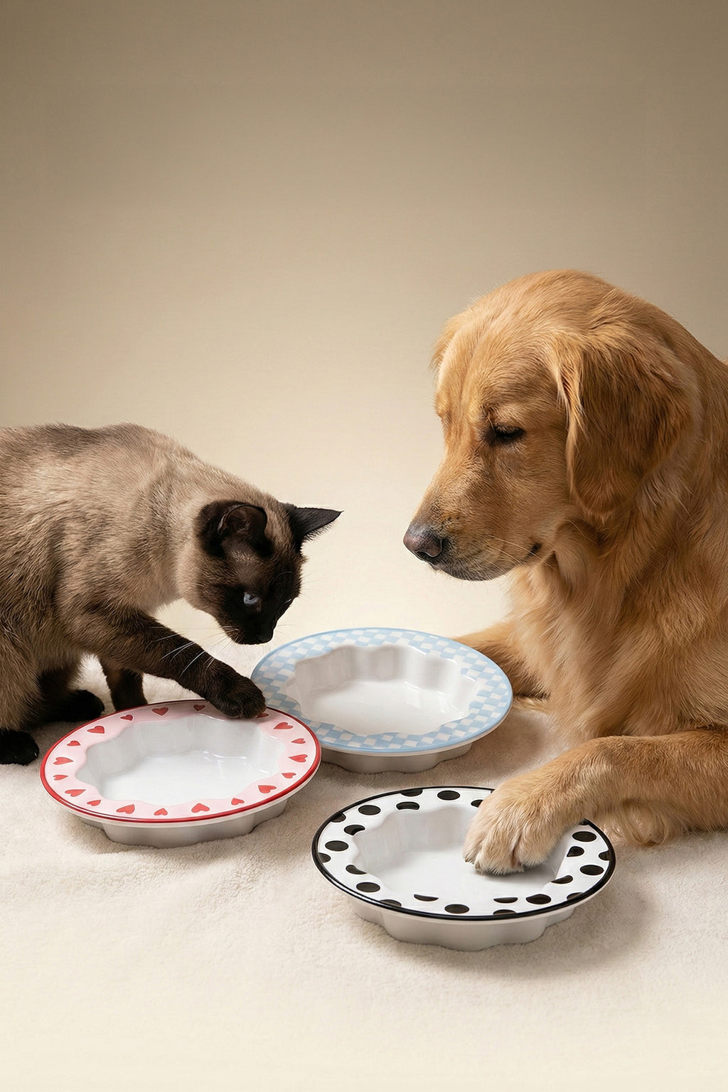 Sweetheart Feeder Ceramic Pet Bowl