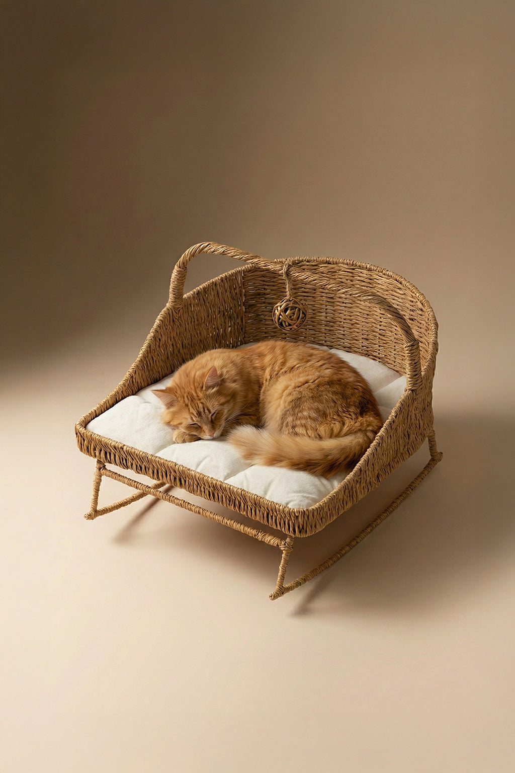 Designer Rattan Pet Cradle
