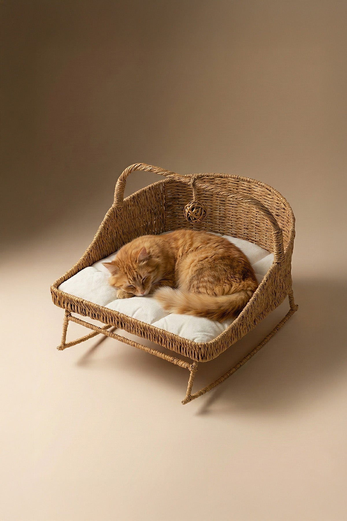 Designer Rattan Pet Cradle
