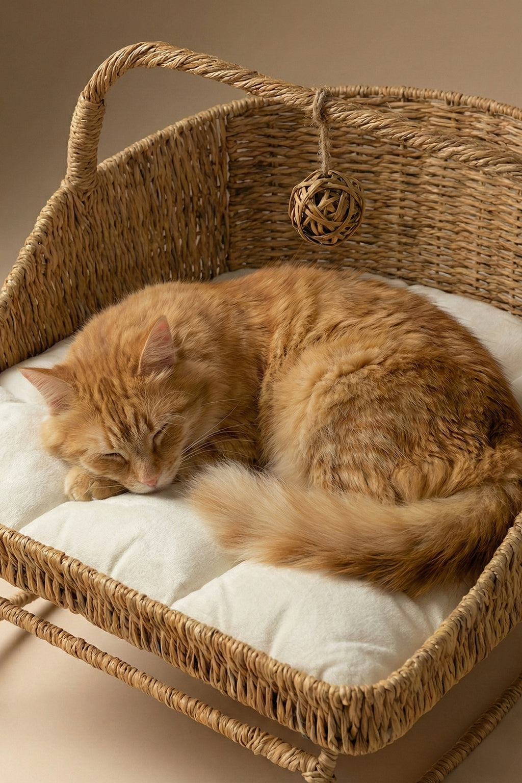 Designer Rattan Pet Cradle