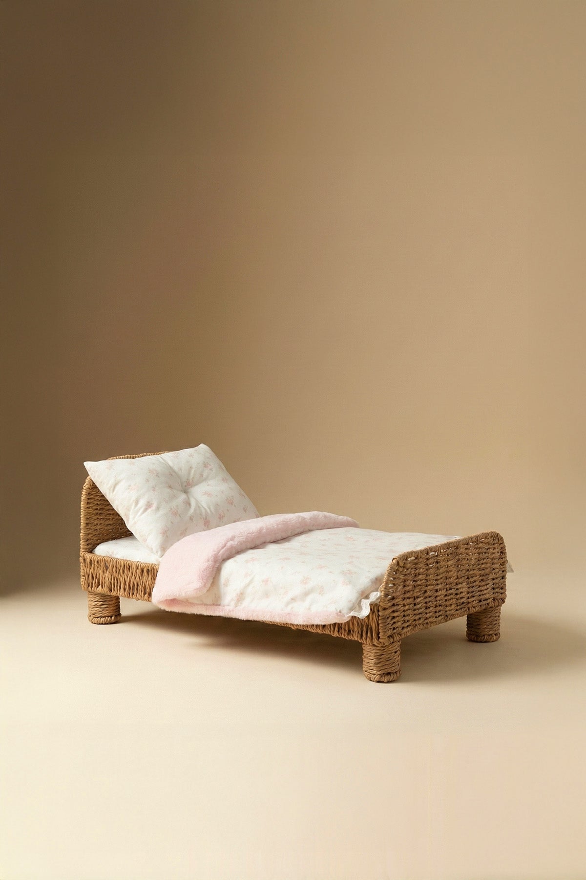 Designer Minimalist Rattan Pet Bed