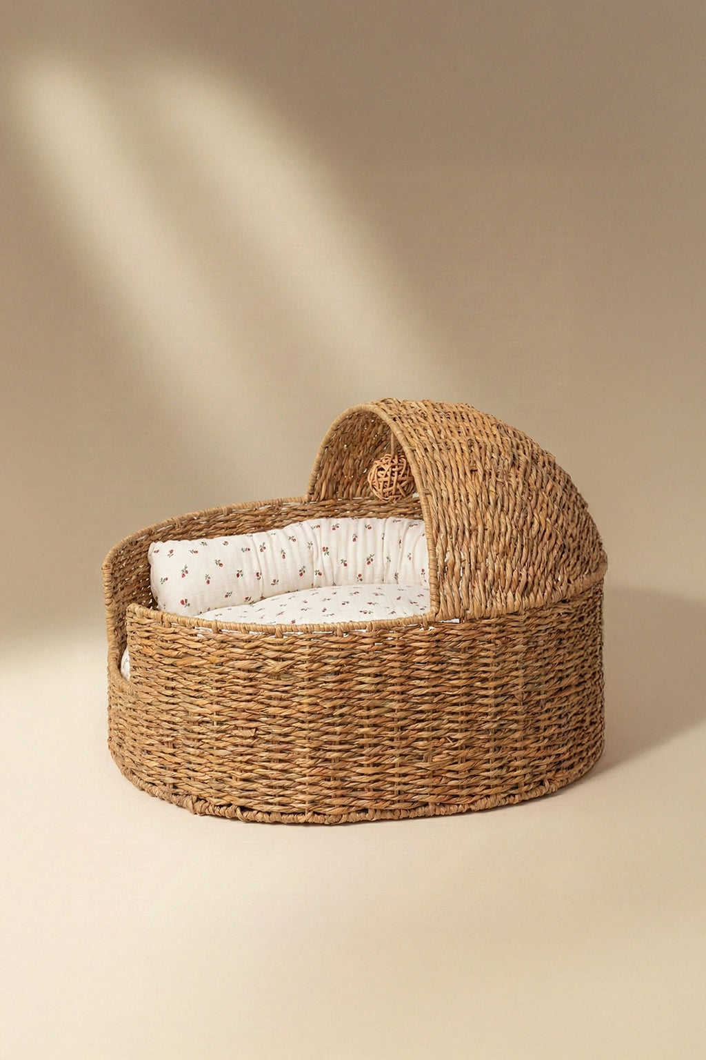 Handcrafted Rattan Pet Bed